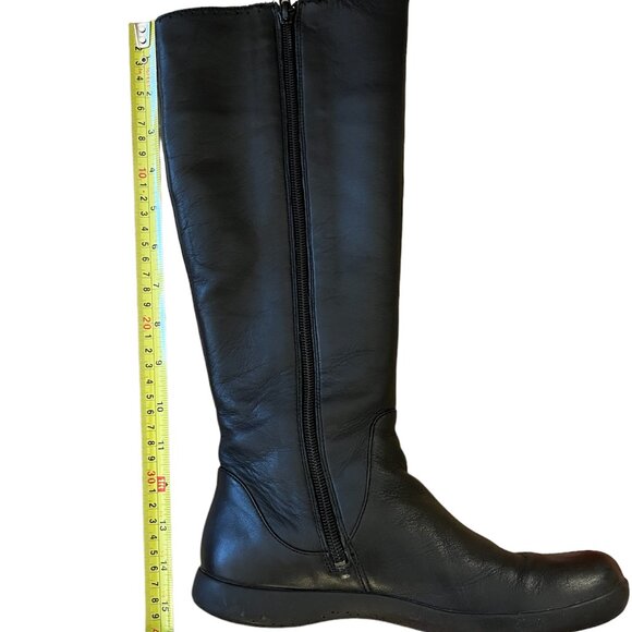 EUC CAMPER Spiral Comet Tall Black Boots US 7M/EU 37 - Picture 6 of 14